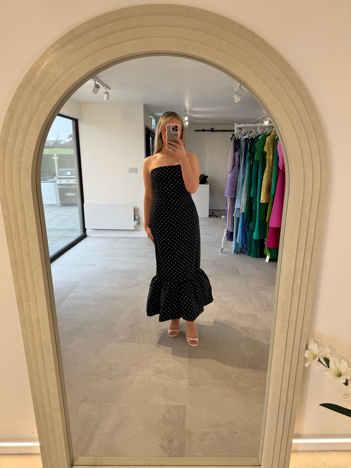 odd muse polka dot midi