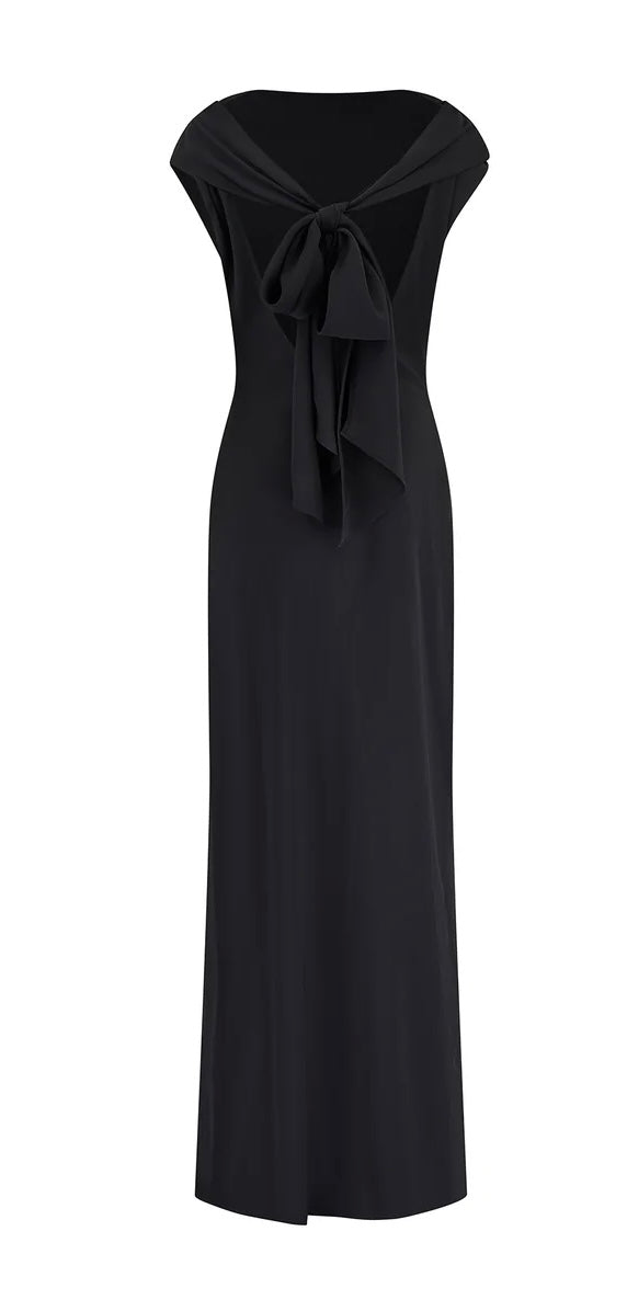 Odd Muse Drape Back dress
