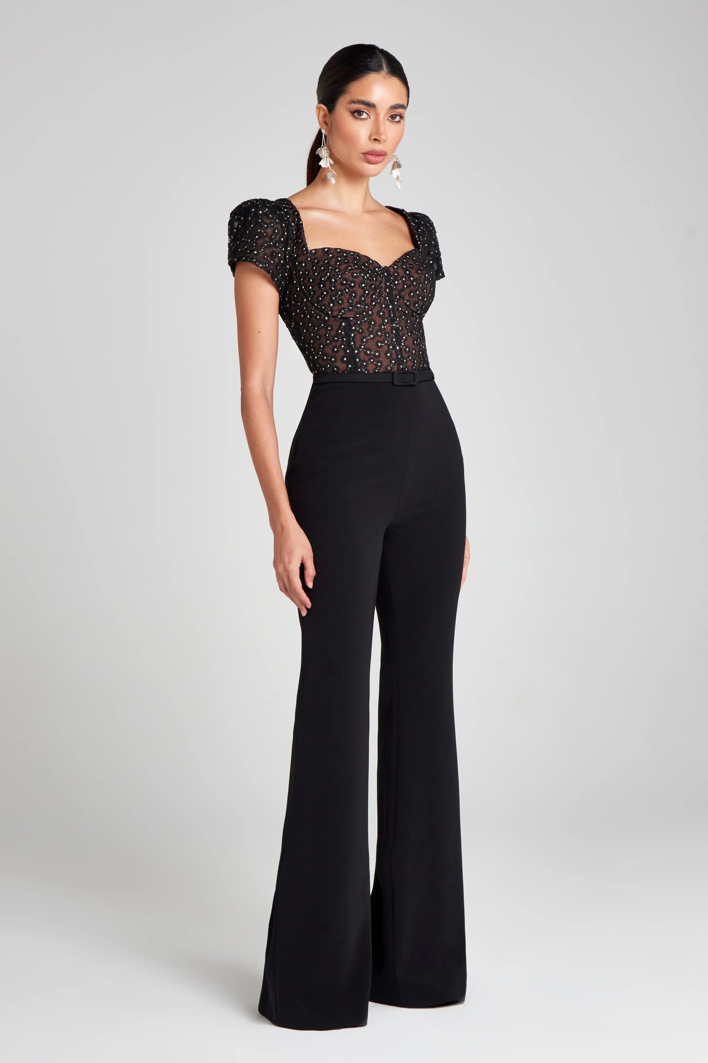 Nadine Merabi Tamara Black jumpsuit