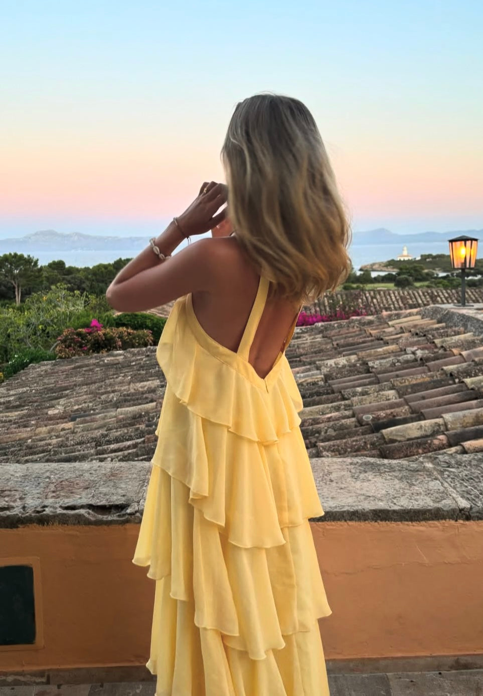 felicia dress - yellow