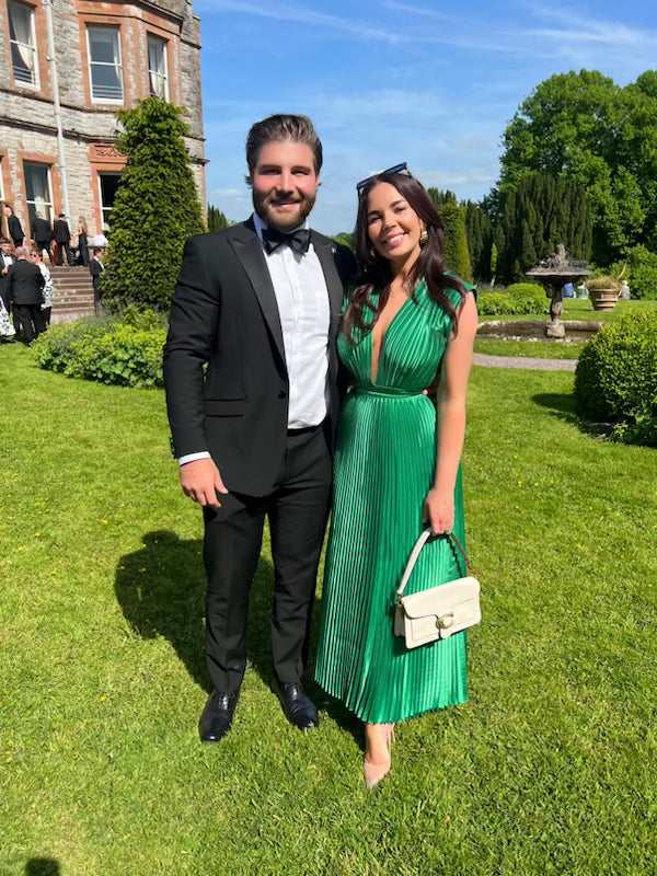 Bright Green Gala Gown - L'idee Bright Green Gala Gown - L'idee