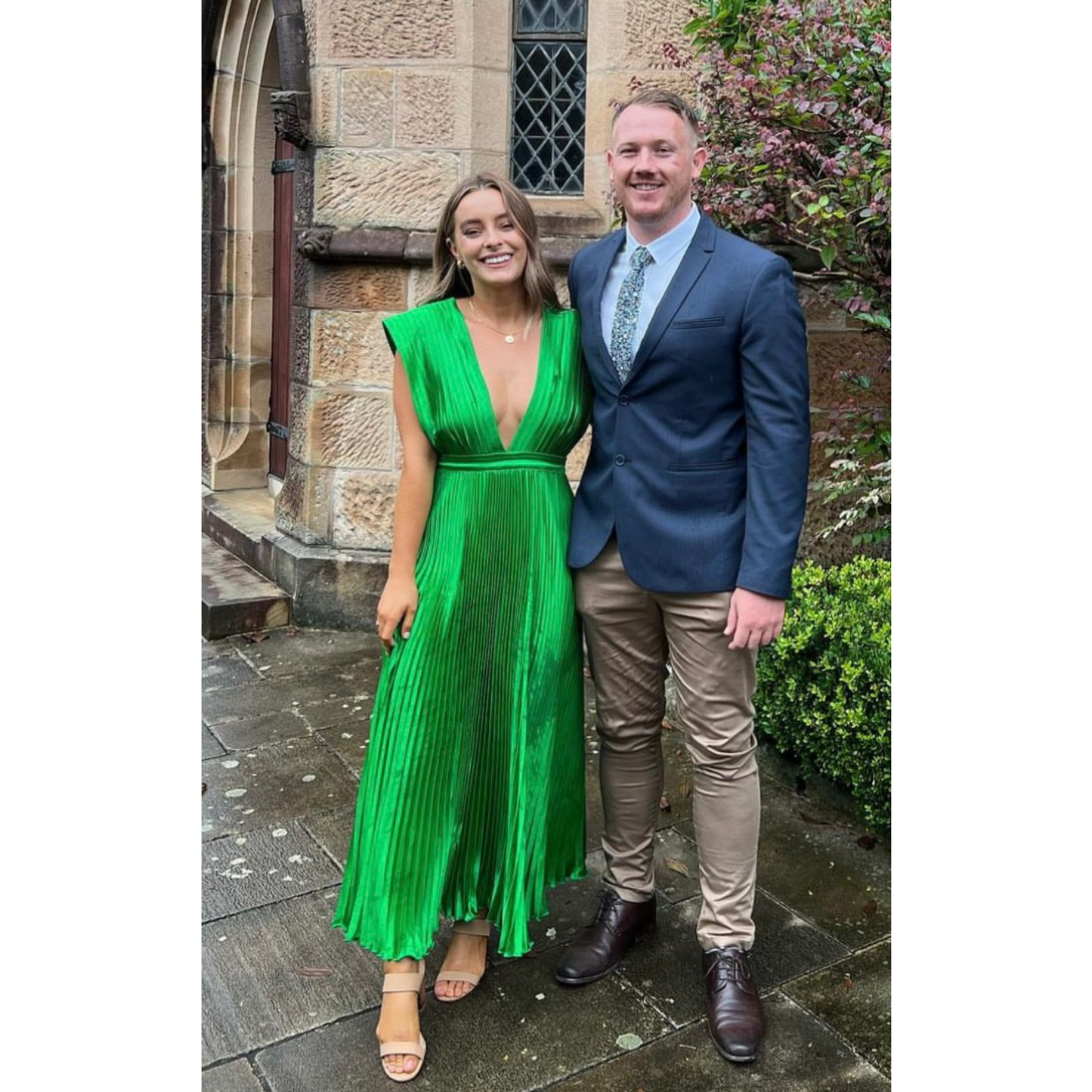 Bright Green Gala Gown - L'idee