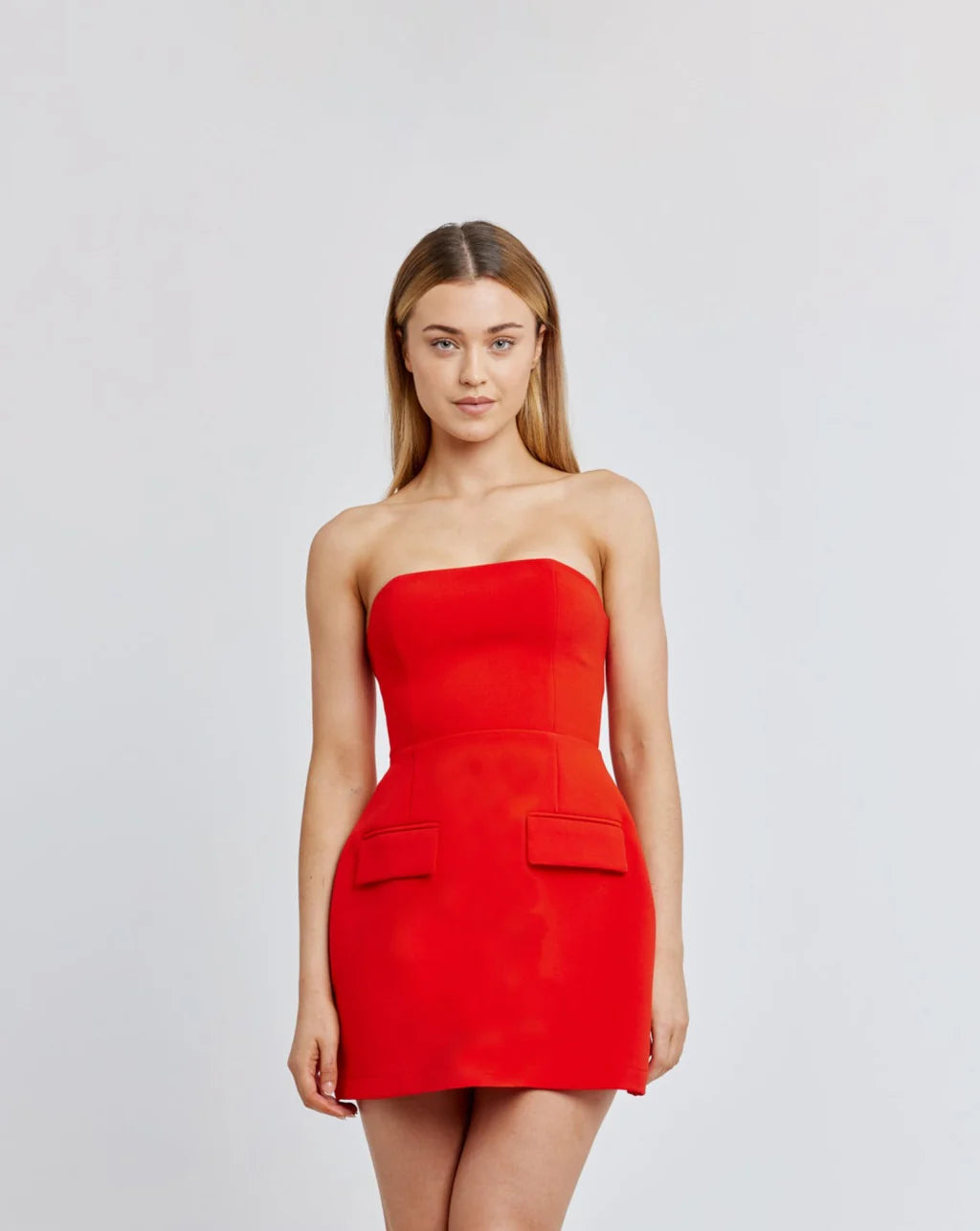 Odd Muse Red Strapless