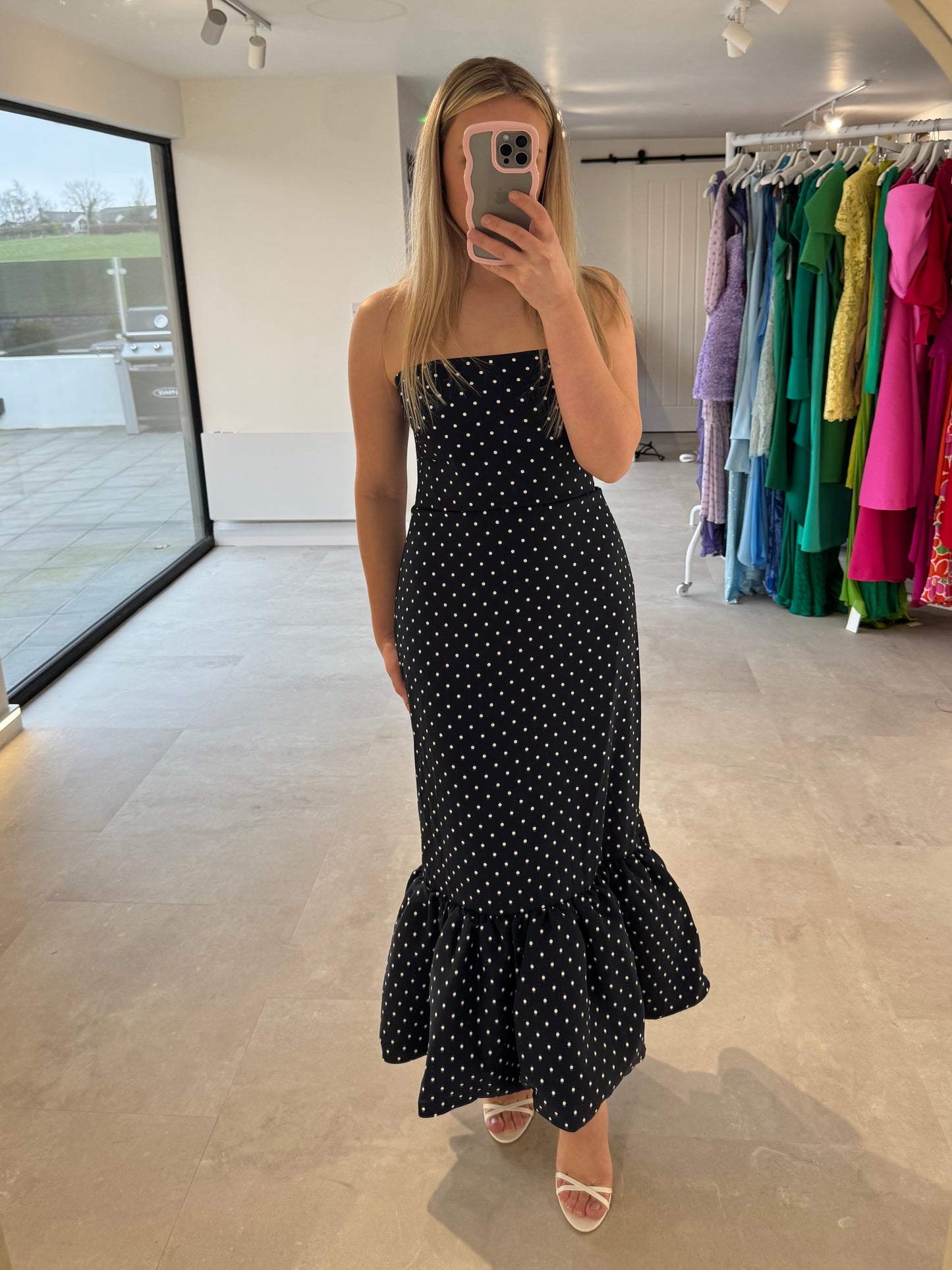 odd muse polka dot midi