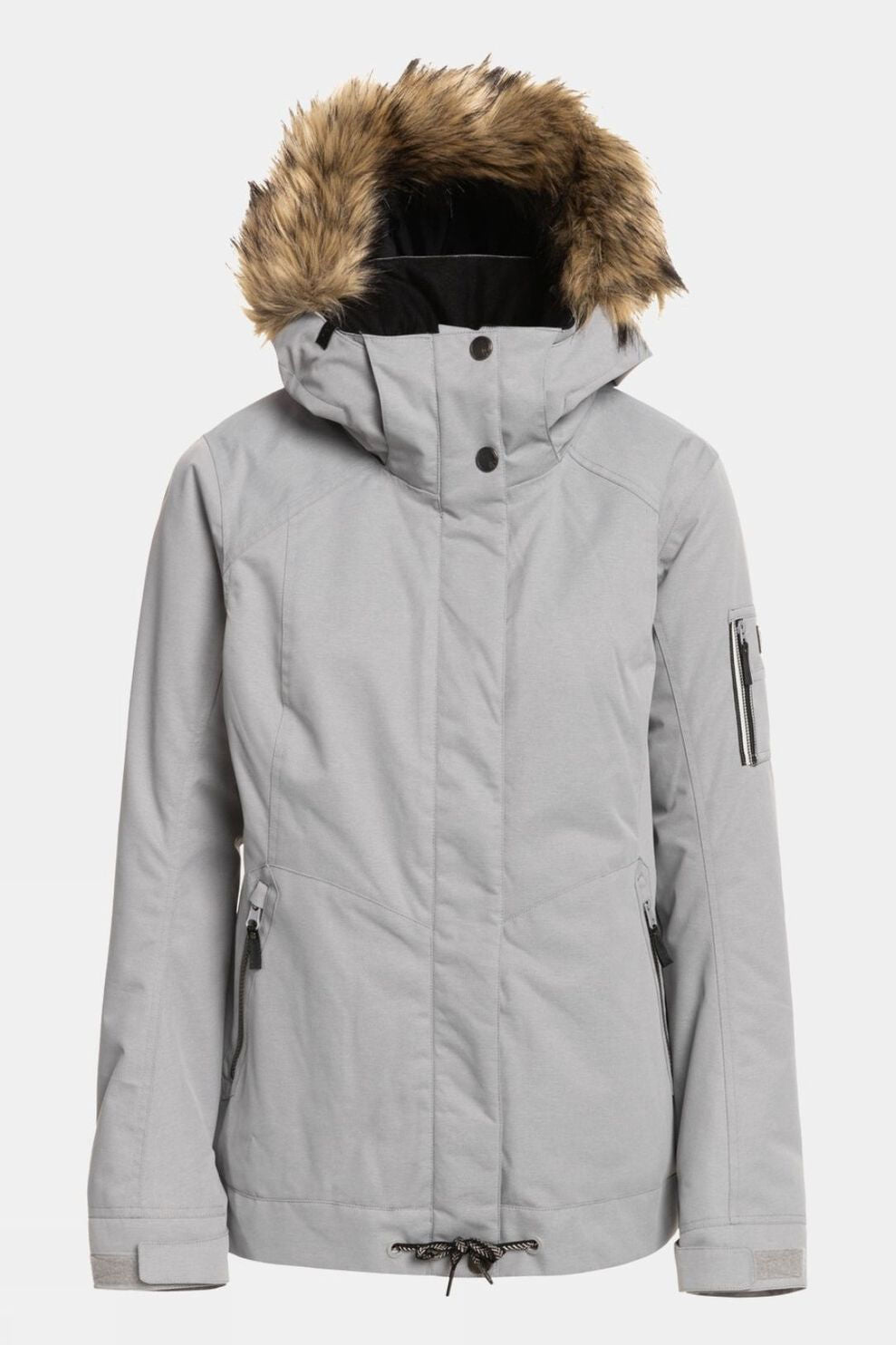 Roxy - Fur lined hooded ski jacket