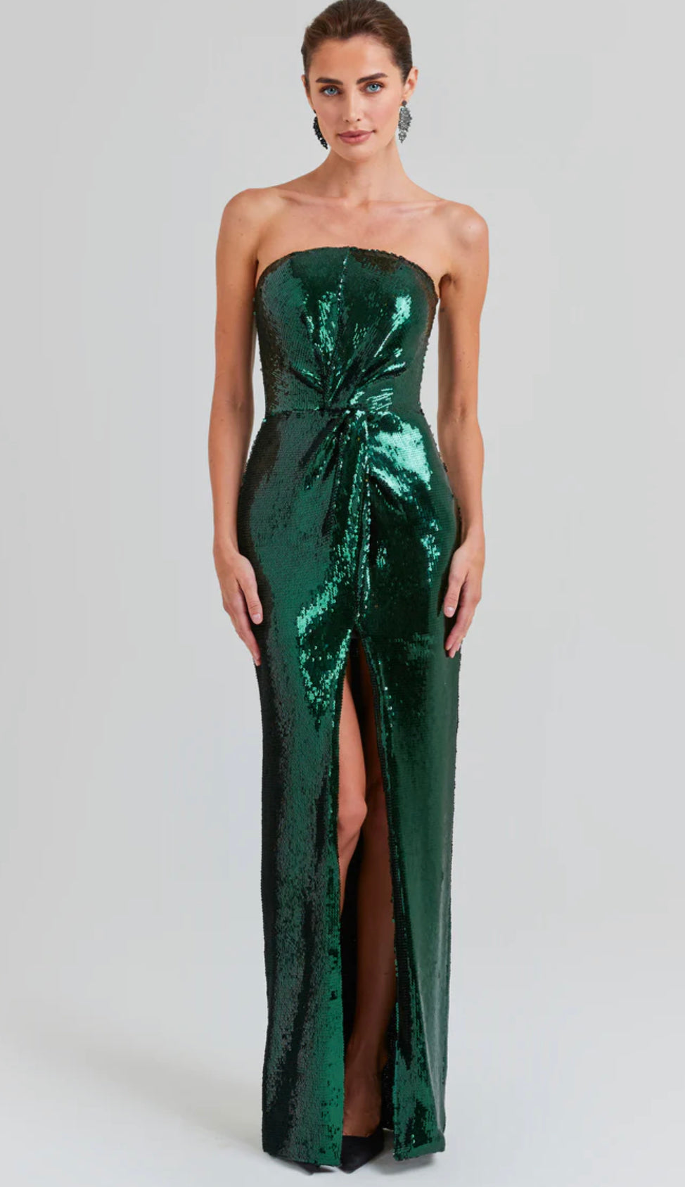 Suzanne emerald green dress