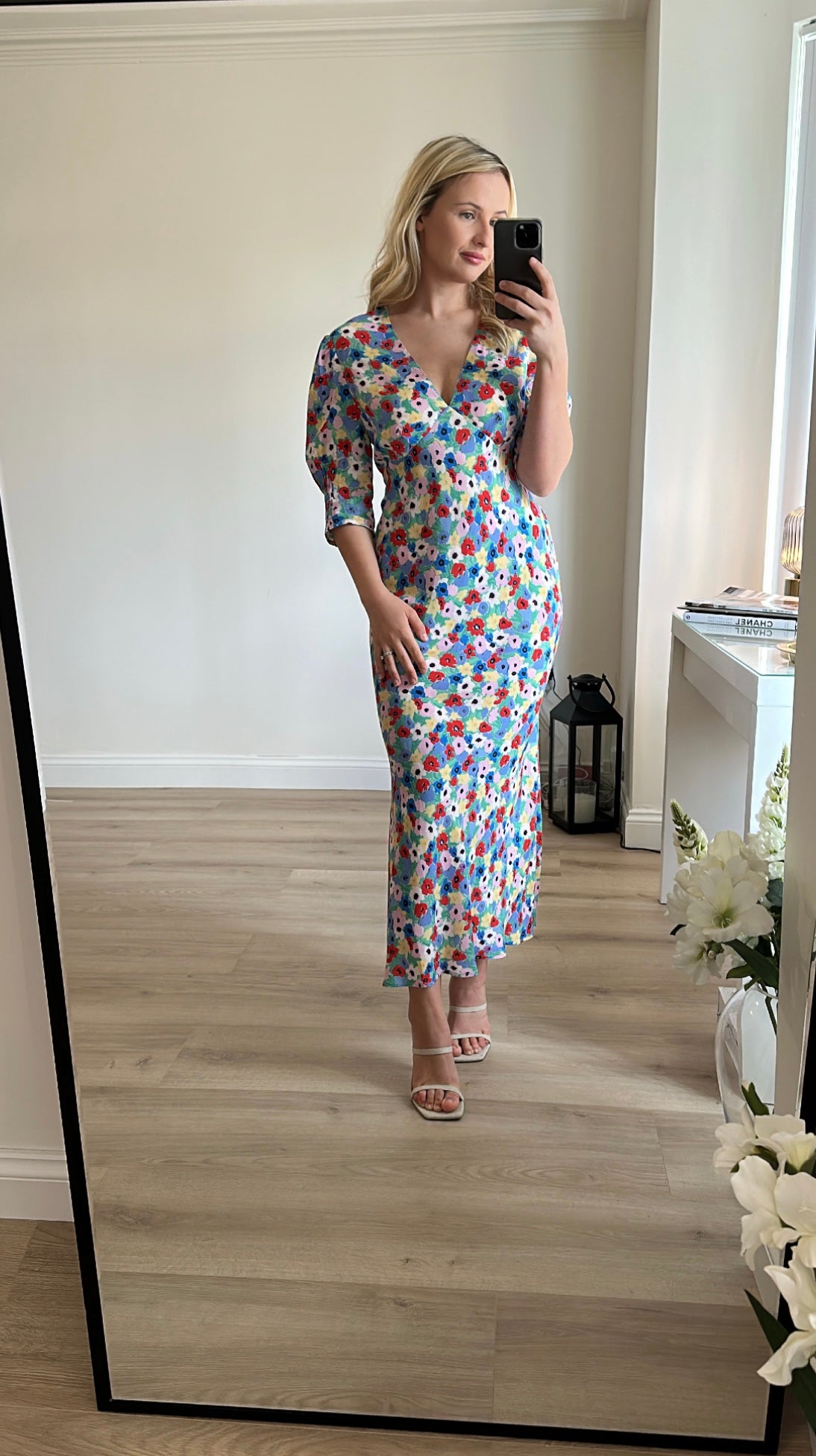 Rixo Zadie Floral Print dress