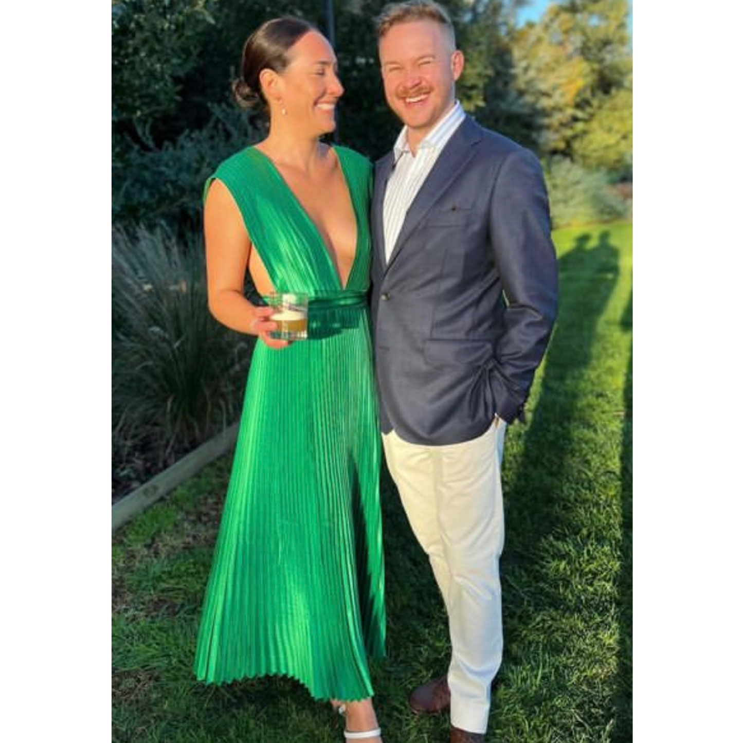 Bright Green Gala Gown - L'idee